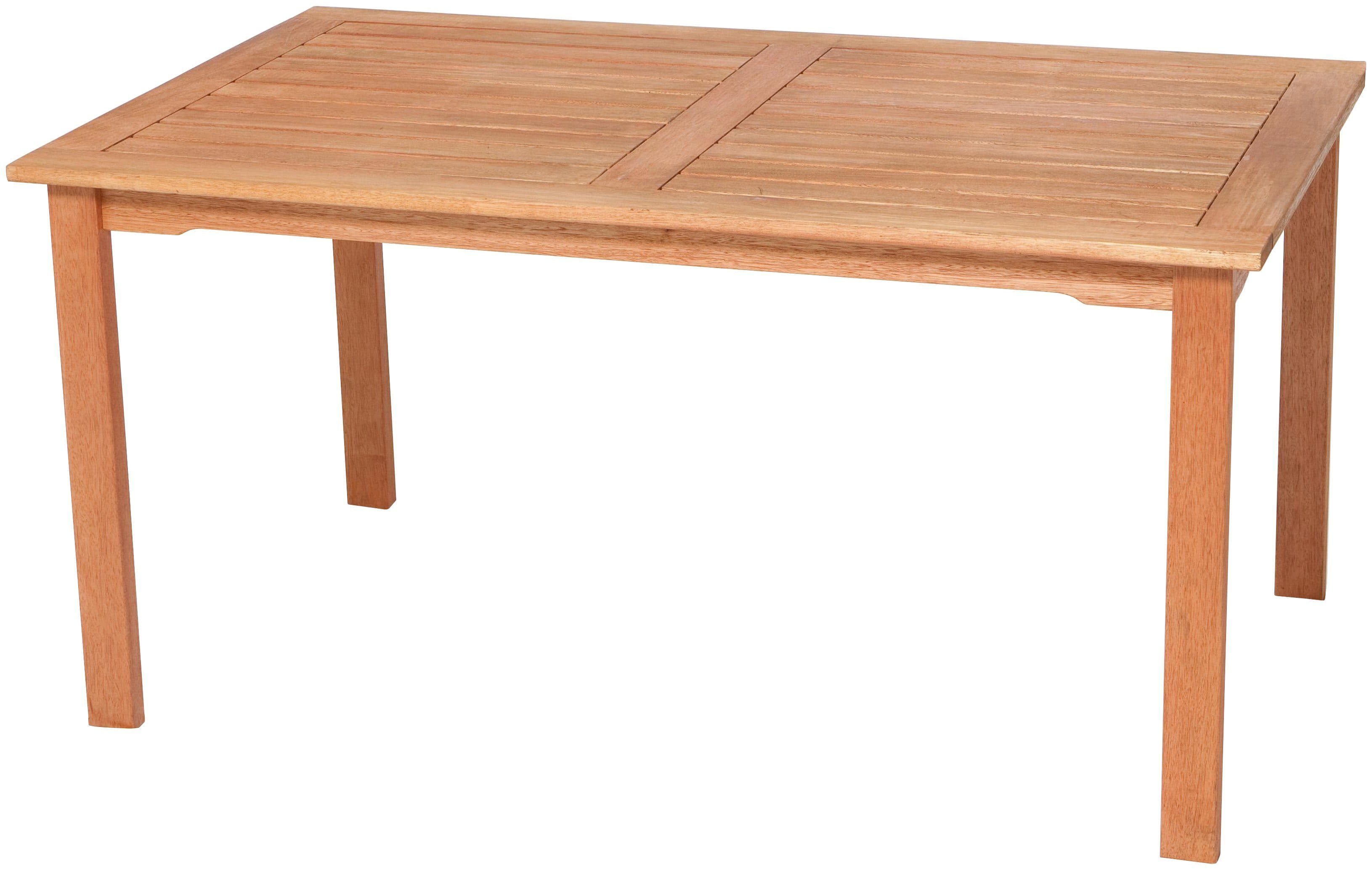 MERXX Gartentisch Santos Eukalyptus Beige Rechteckig - Bild 2