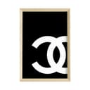 JUSTGOODMOOD Poster Premium Chanel ohne Rahmen HD-Druck Baumwolle Bild 2
