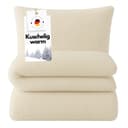 Carpe Sonno Bettwäsche Teddy Fleece Uni Creme 2-teilig Bild 2