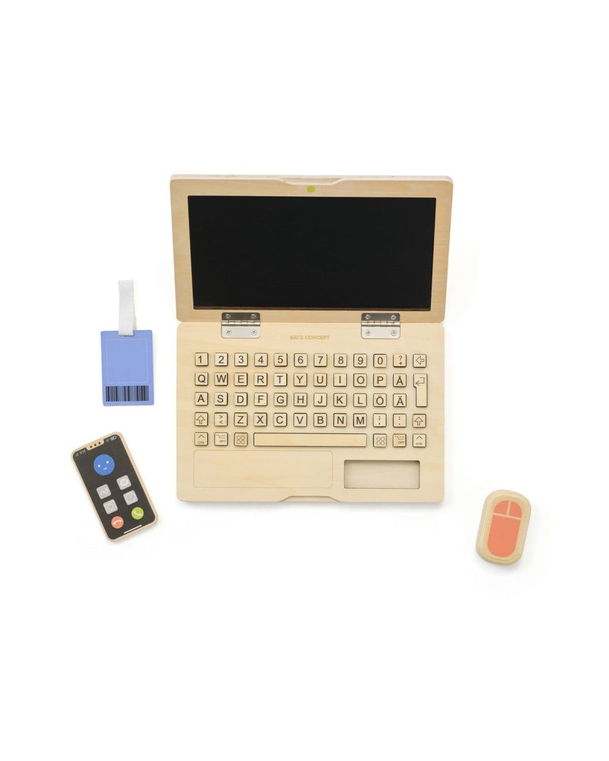 Kids Concept Lernspielzeug Laptop Kids Hub Holz - Bild 2