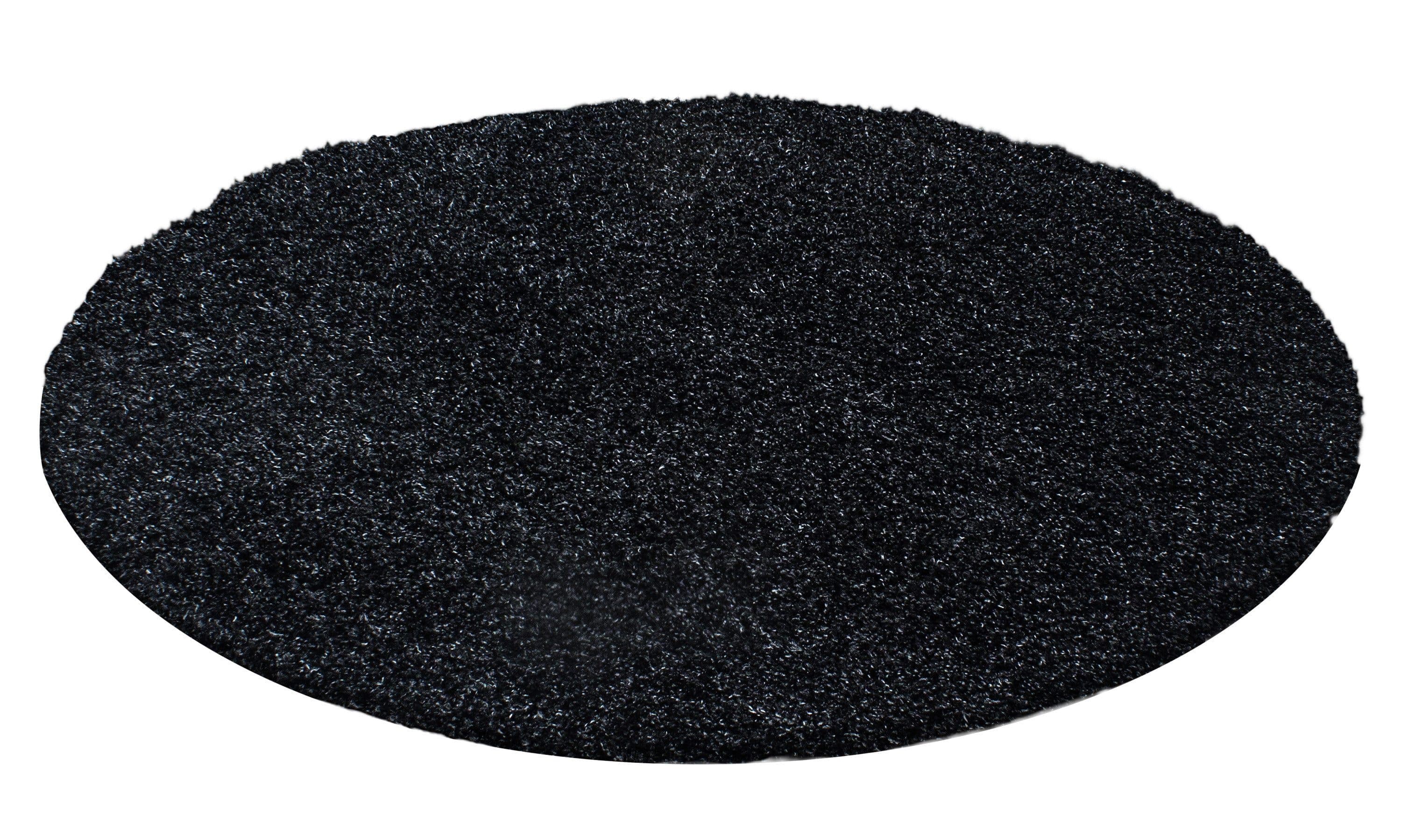 KADIMA DESIGN Teppich RHEIN Shaggy Anthrazit 80x80 cm - Bild 2