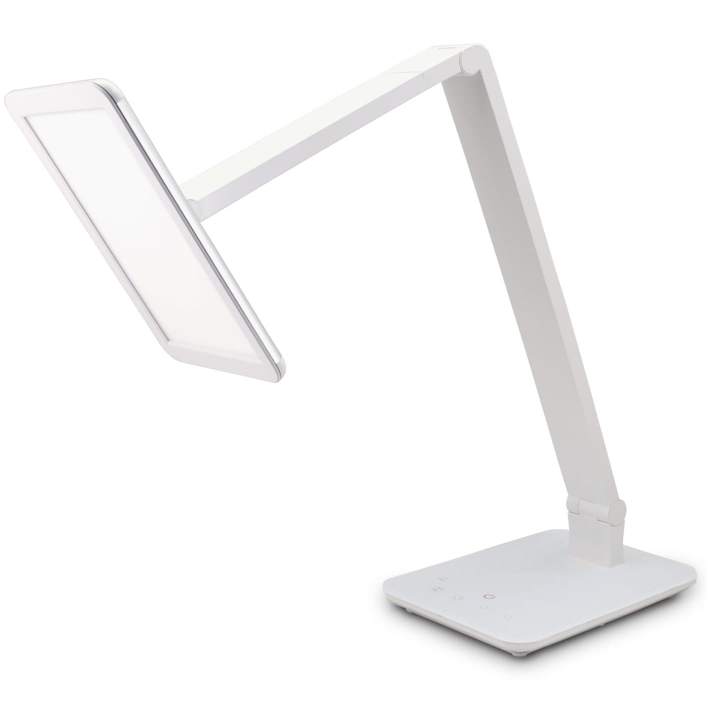 FeinTech LED Schreibtischlampe LTL00100 Weiß/Silber SmartTouch USB - Bild 2