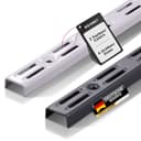 BOOMET Wandregalhalter 2-reihig 10-tlg. Anthrazit 50cm Bild 2