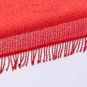 texpot Tischdecke mit Fransen Rot PVC Wetterfest Rutschfest Bild 2
