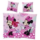 BERONAGE Kinderbettwäsche Minnie Mouse Flanell Baumwolle 2-teilig Bild 2