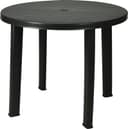 Progarden Gartentisch Rund Anthrazit Schirmloch Kunststoff Bild 2