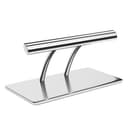 Physa Fußstütze für Friseurstuhl Edelstahl Oval Silber Bild 2