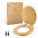 Benkstein WC-Sitz Premium Bambus mit Soft Close und Quick Release Bild 2