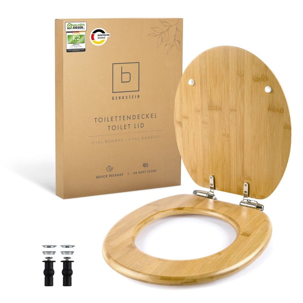 Benkstein WC-Sitz Premium Bambus mit Soft Close und Quick Release - Bild 2