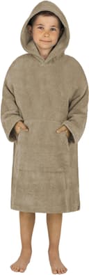 normani Kinder Badeponcho Langarm Kapuze Baumwolle Bild 2