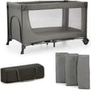 Kinderkraft Baby-Reisebett JOY 2 Grau 2-in-1 Klappbar Bild 2