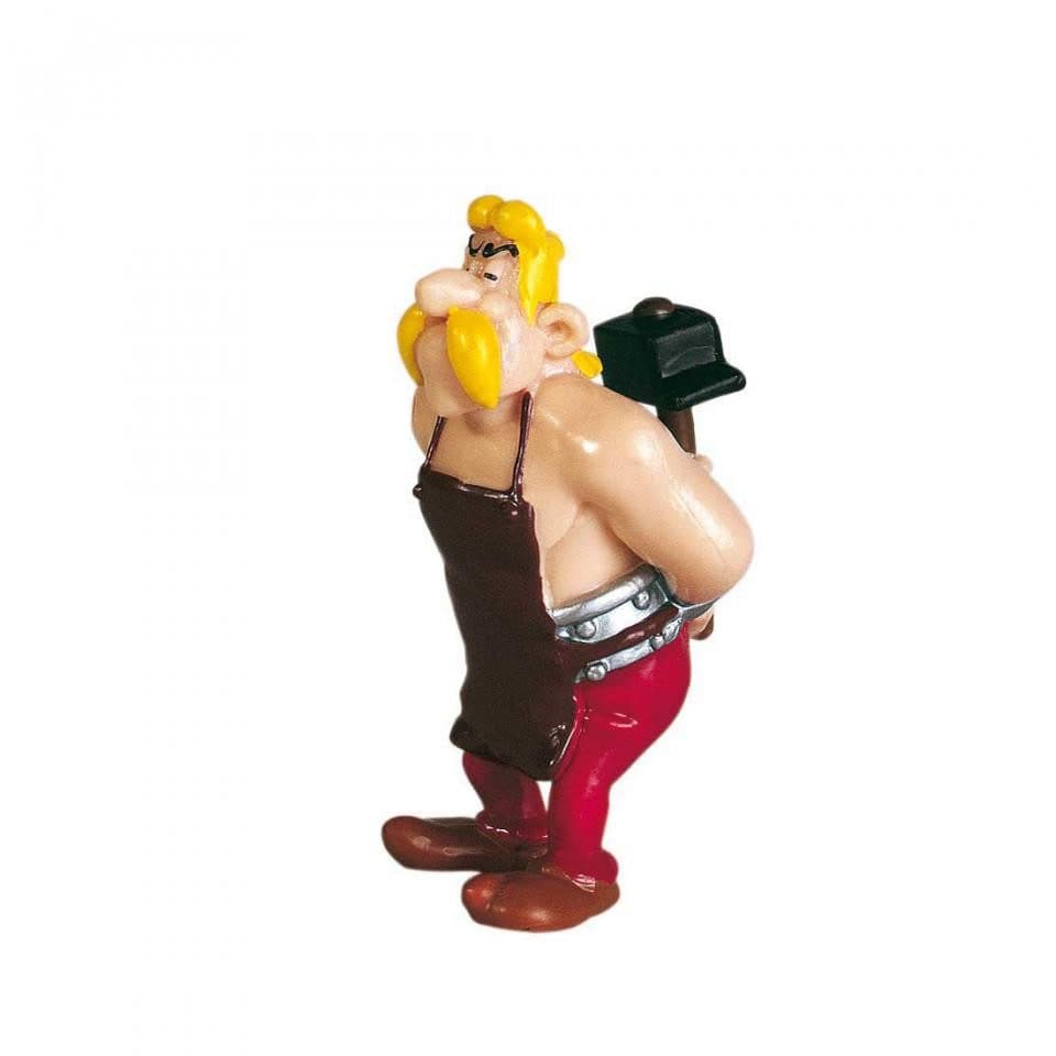Plastoy Asterix Figur Automatix mit Vorschlaghammer