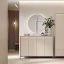 Compleo Kommode + Spiegel Set Beige Modern Design Bild 2