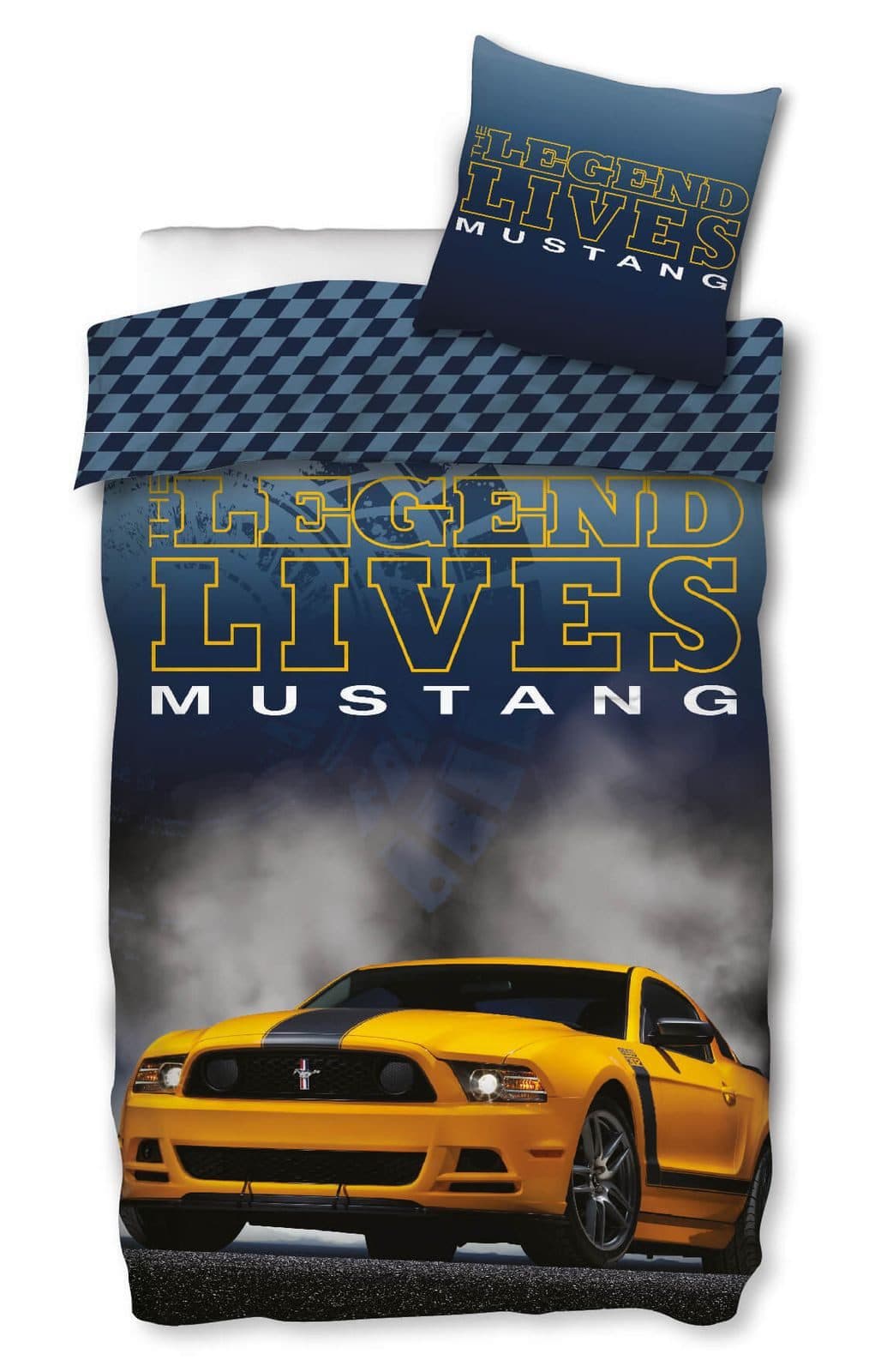 SkyBrands Bettwäsche Ford Mustang THE LEGEND LIVES Bunt Baumwolle - Bild 2