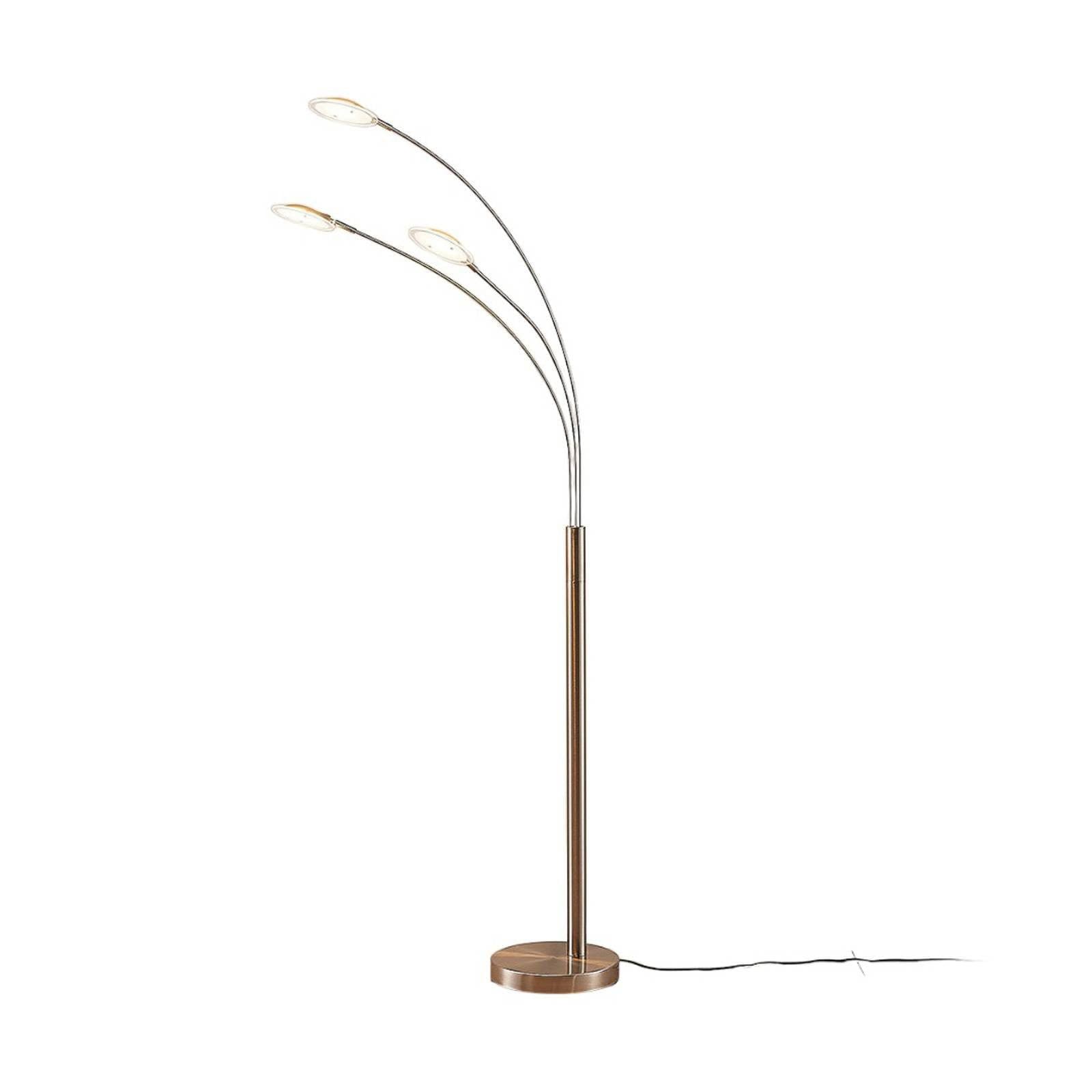 Lindby LED-Stehlampe Anea 3-flammig Nickelfarben - Bild 2