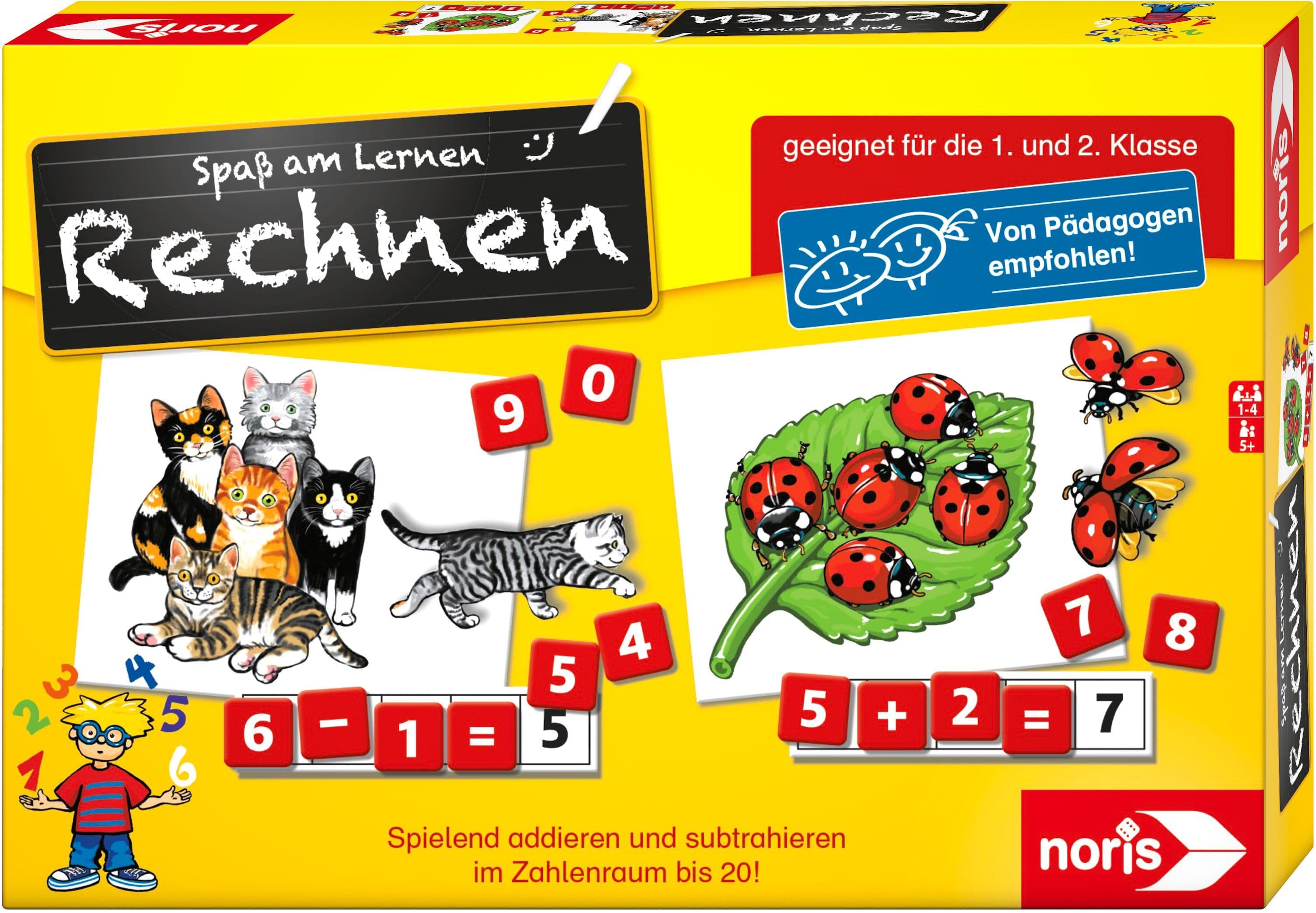 Noris Spiel Spaß am Rechnen - Lernspiel Addition Subtraktion bis 20 - Bild 2