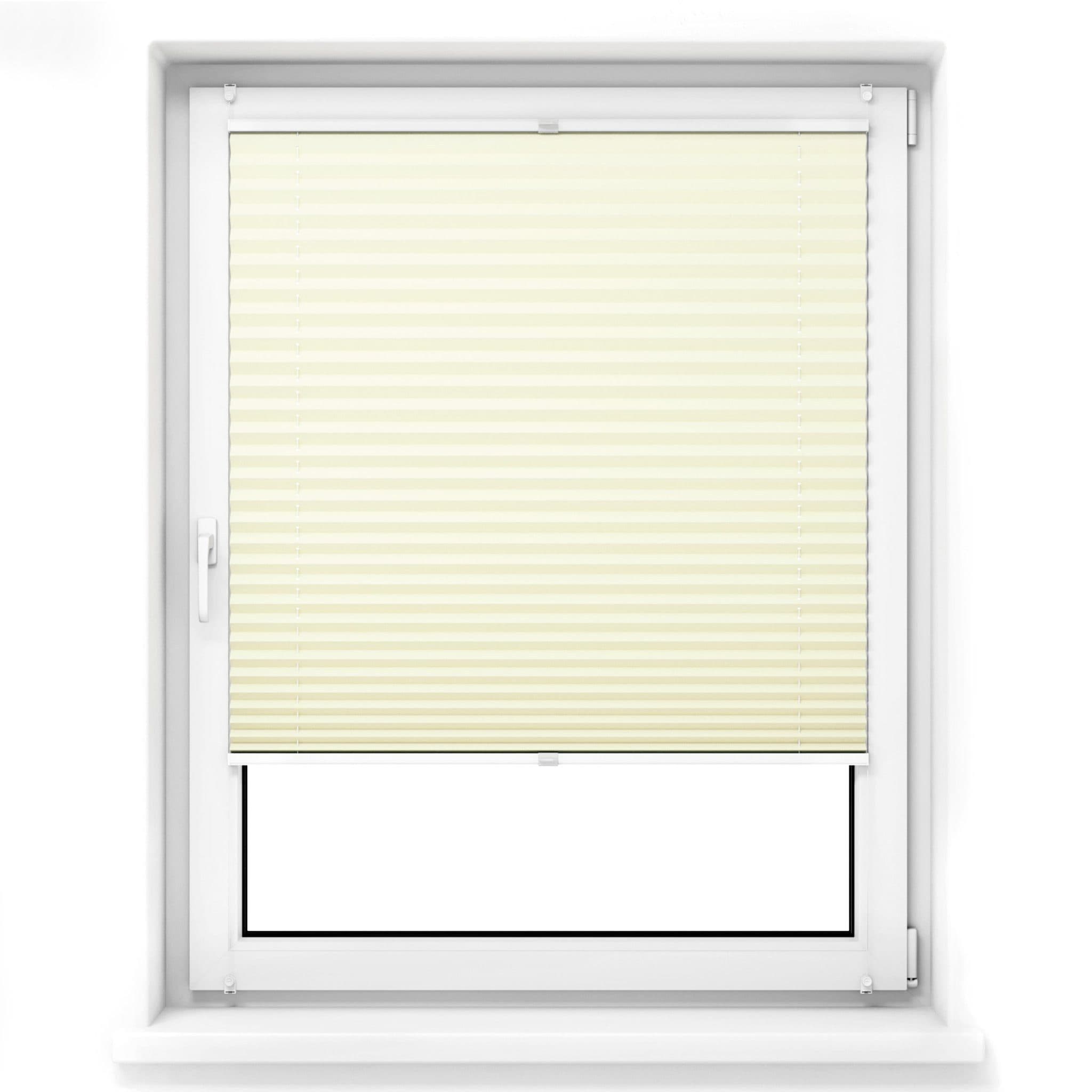 Jalousiescout Plissee Premium Klemmfix Polyester Creme - Bild 2