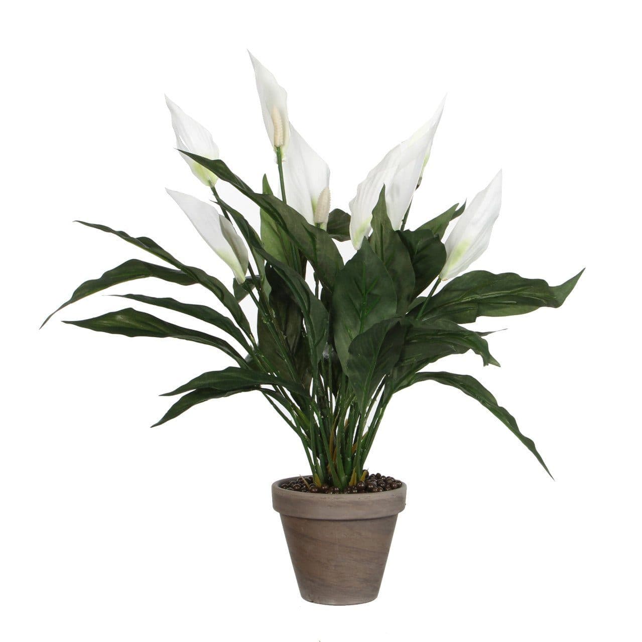 Kunstpflanze Spathiphyllum Weiß Mica Decorations