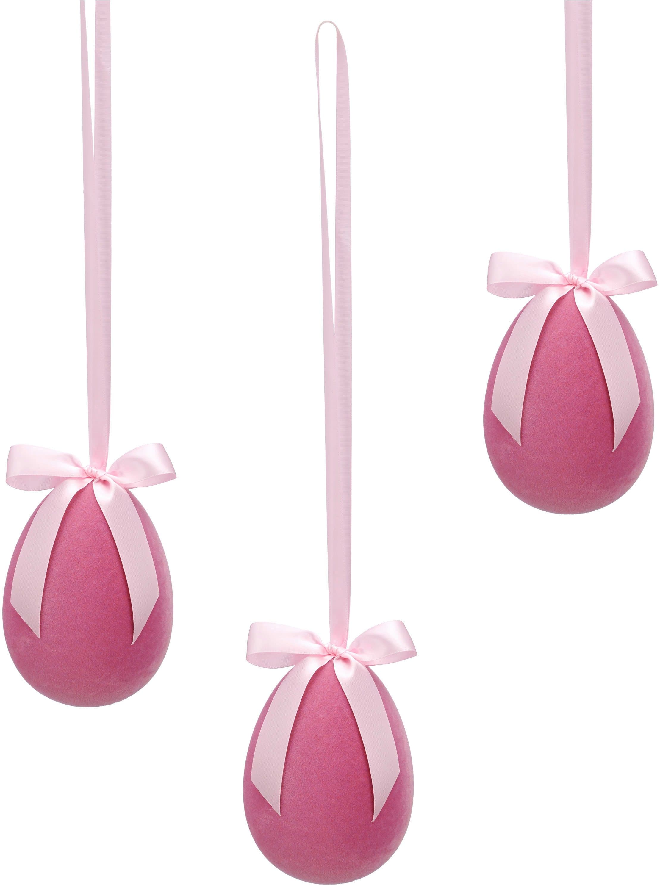 Dekohänger CREATIV HOME Ostereier zum Hängen Pink