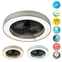 OTTO HOME LED Deckenleuchte Vittor Grau mit Ventilator Bild 2