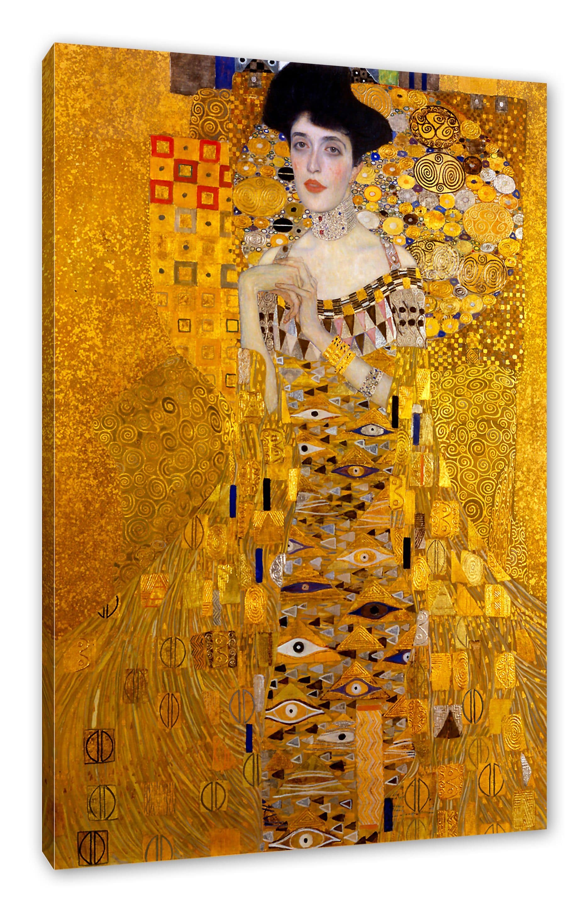 Pixxprint Leinwandbild Gustav Klimt Adele Bloch-Bauer I Bunt - Bild 2