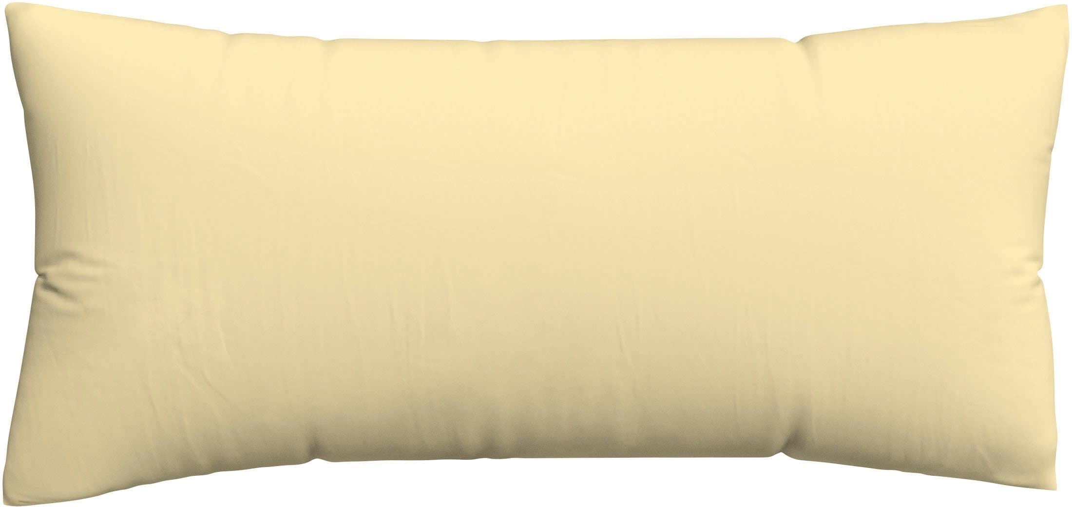 Schlafgut Premium Kissenbezug Knitted Jersey Gelb Mid 40x80cm - Bild 2