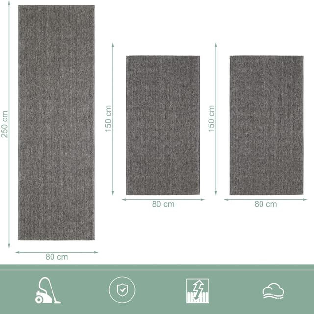 SIMPEX24 Kurzflor-Bettumrandung: Luxuriöses Cut-Loop Design für Schlafzimmer