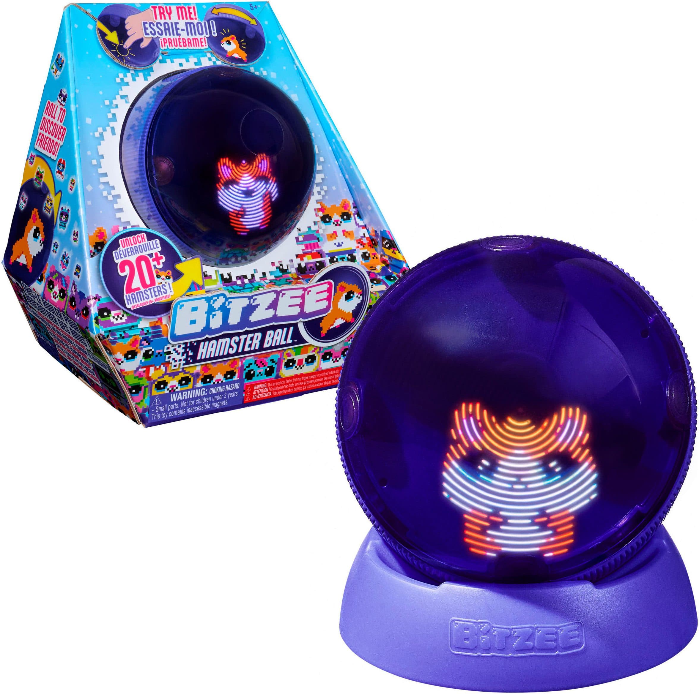 Spin Master Bitzee Hamsterball - Digitales interaktives Spielzeug - Bild 2