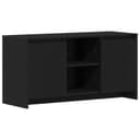 vidaXL TV-Schrank Schwarz Eichen-Optik Bild 2