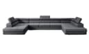 Luxusbetten24 Schlafsofa Positano Anthrazit mit Stauraum Bild 2