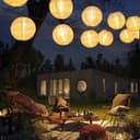 LQWELL Solar Lichterkette 8M 30LED Warmweiß Wasserdicht Bild 2