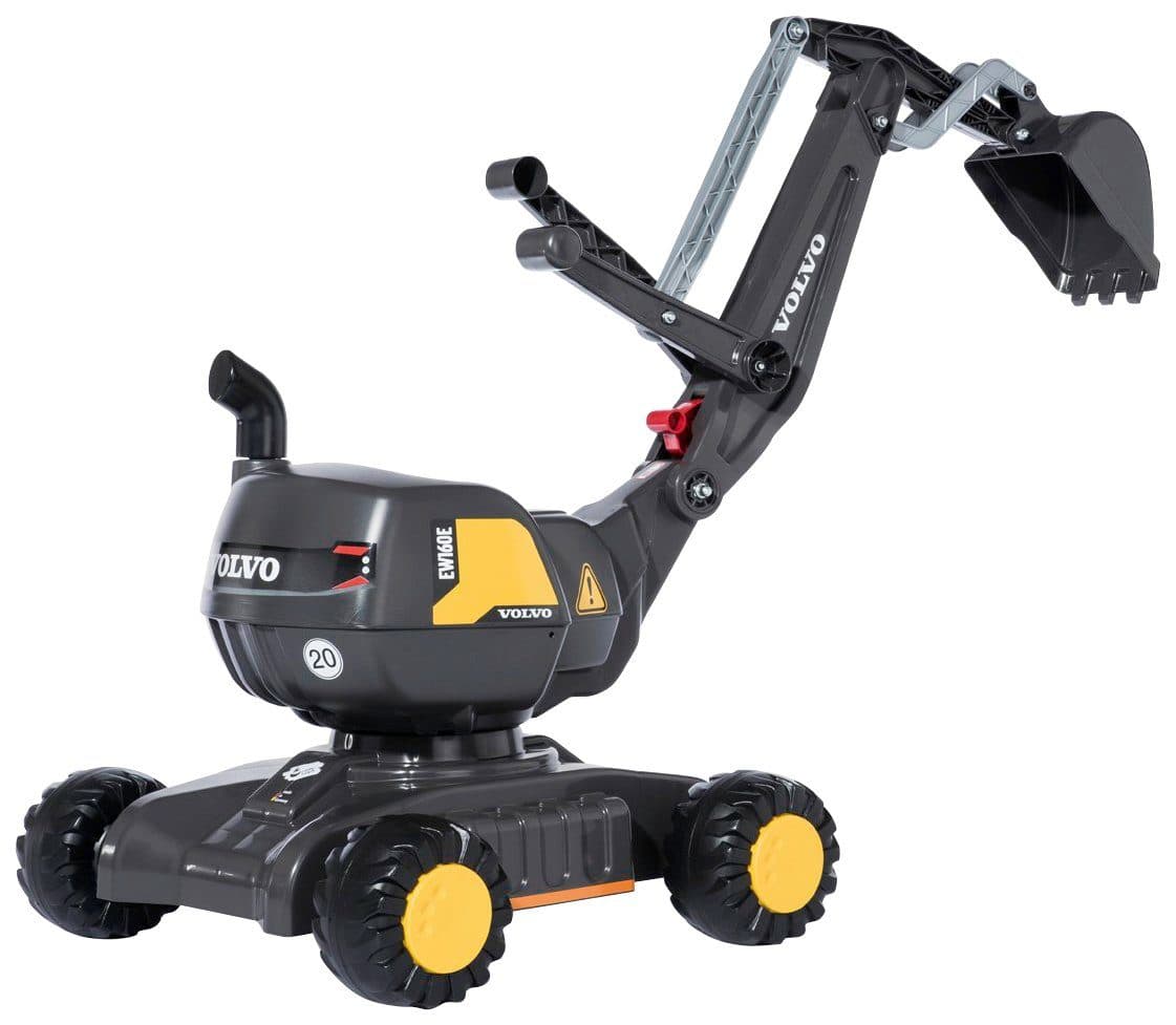ROLLY TOYS Aufsitzbagger Digger Volvo Grau - Bild 2