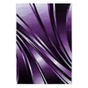Teppium Kurzflor Teppich Lila Abstraktes Wellen Design Bild 2