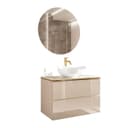 Lookway Badmöbel-Set AURORA KASHMIR GOLD mit Spiegel & Armatur Bild 2