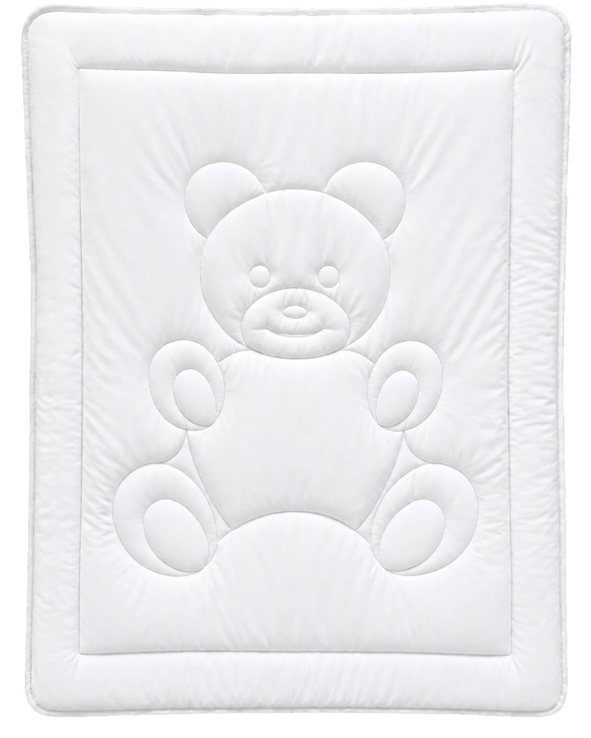 KiGATEX Babybettdecke 100x135 cm Ganzjahresdecke Bärchensteppung - Bild 2