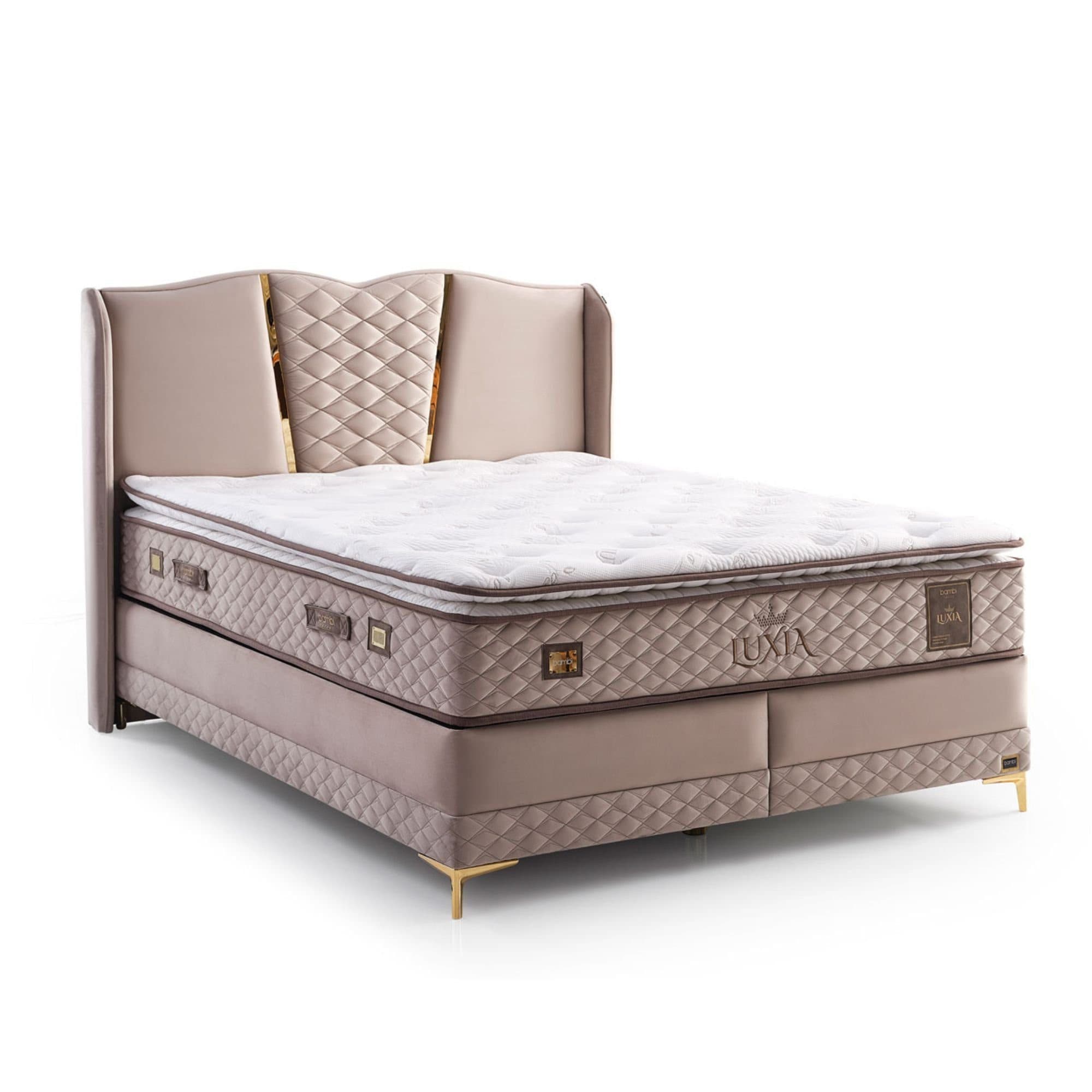 Bambi Luxia Boxspringbett mit Matratze & Topper, Hydraulisches Stauraumbett - Bild 2