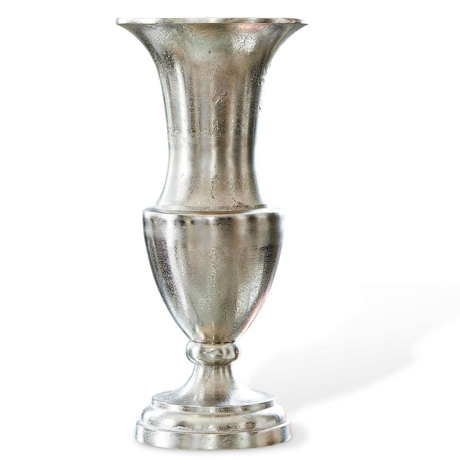 Mirabeau Tischvase Gilberta antiksilber Aluminiumguss - Bild 2
