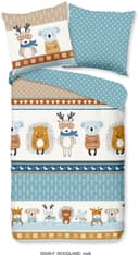 Good Morning Kinderbettwäsche Woodland Flanell Blau Bild 2