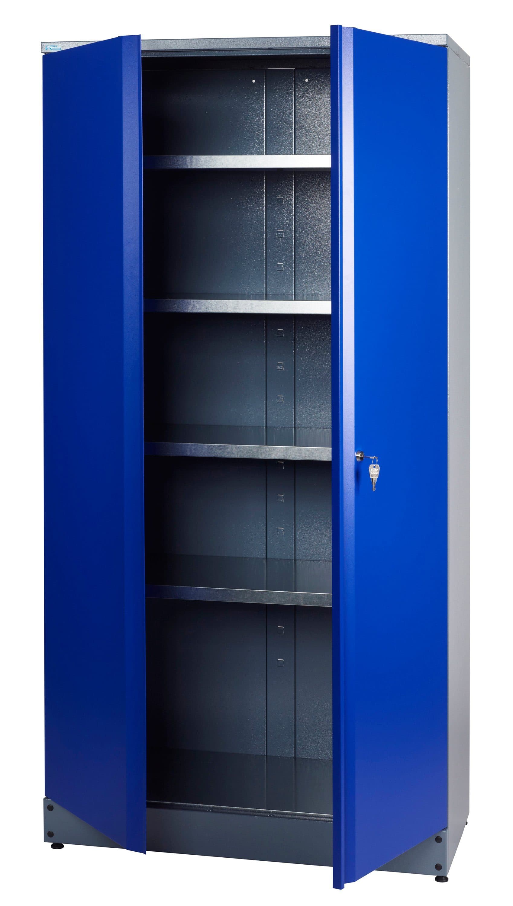 KÜPPER Hochschrank 2-türig ultramarineblau mit 4 Böden
