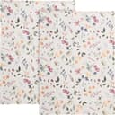 REDBEST Geschirrtuch 2er-Pack Baumwolle Blumenmuster Bild 2