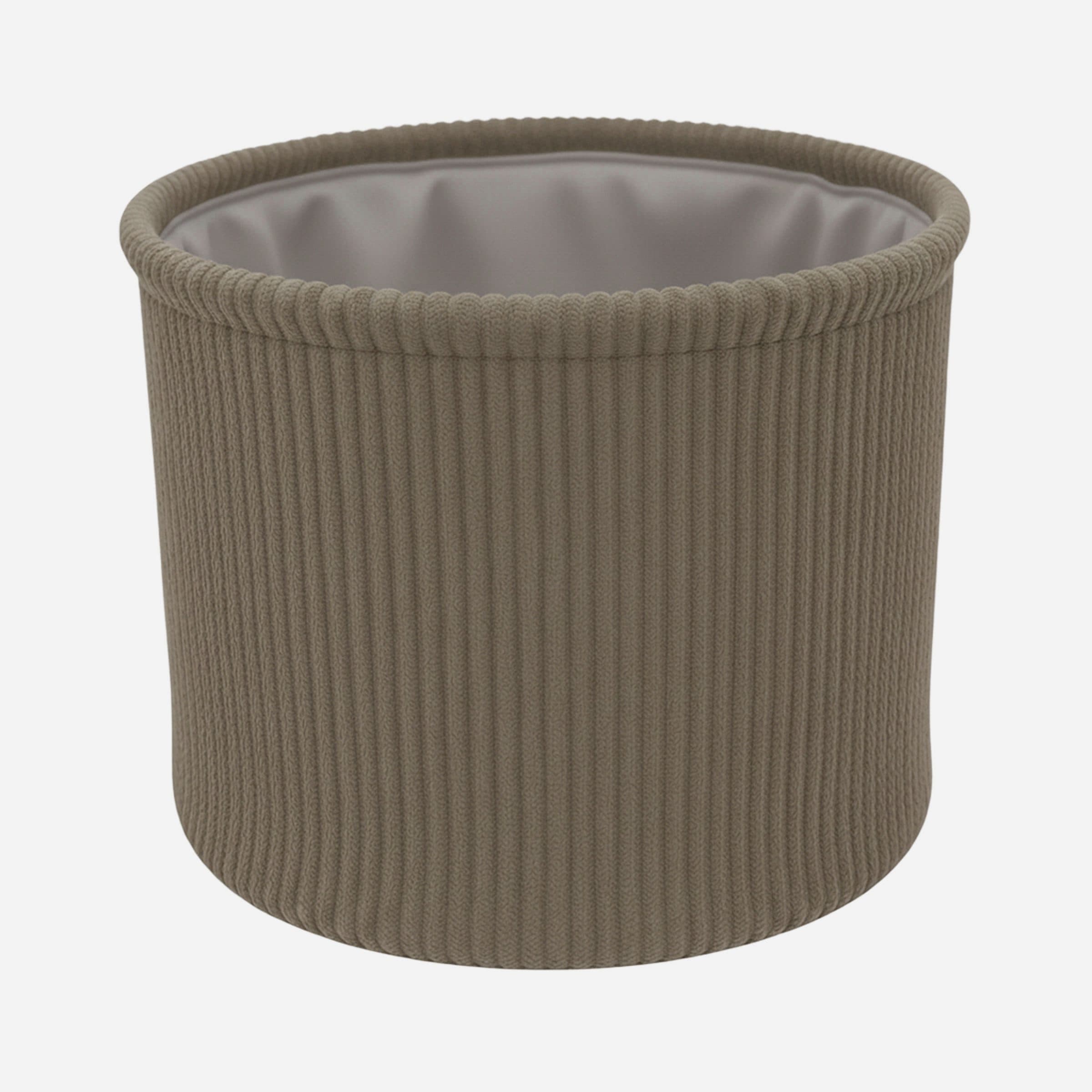 B&S Aufbewahrungskorb 12287 Braun Polyester Rund