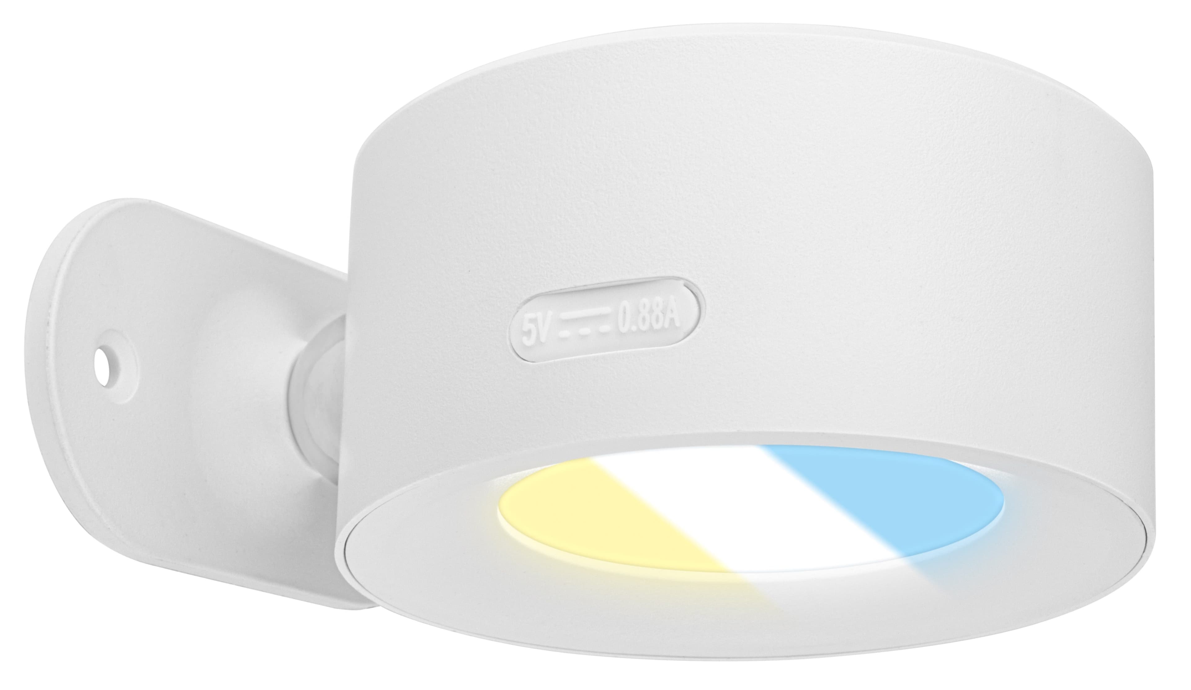 Briloner Leuchten LED Wandleuchte TARI Weiß 3896016