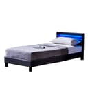 HOME DELUXE LED Bett Astro Dunkelgrau Modernes Design Bild 2