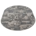 Carpetilla Designteppich Oval Grau Abstrakt Bild 2