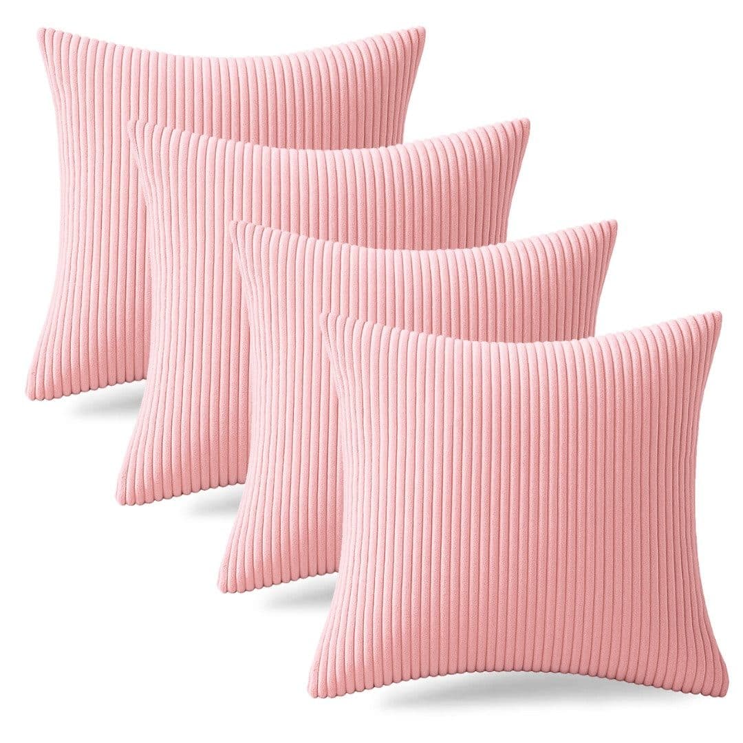 LIVINA HOME Kissenbezug Premium Kissenbezüge, Dekokissen Couchkissen Sofakissen, Kissenhülle, (4 Stück), Kuschelkissen Zierkissen, Kissen Bezug Set