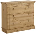OTTO HOME Indra Schubkastenkommode Massivholz Kiefer Beige 3 Schubladen Bild 2
