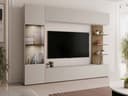 MIRJAN24 Wohnwand Lazando Komplett-Set Hängeschrank Vitrine TV-Lowboard Wandregal Bild 2