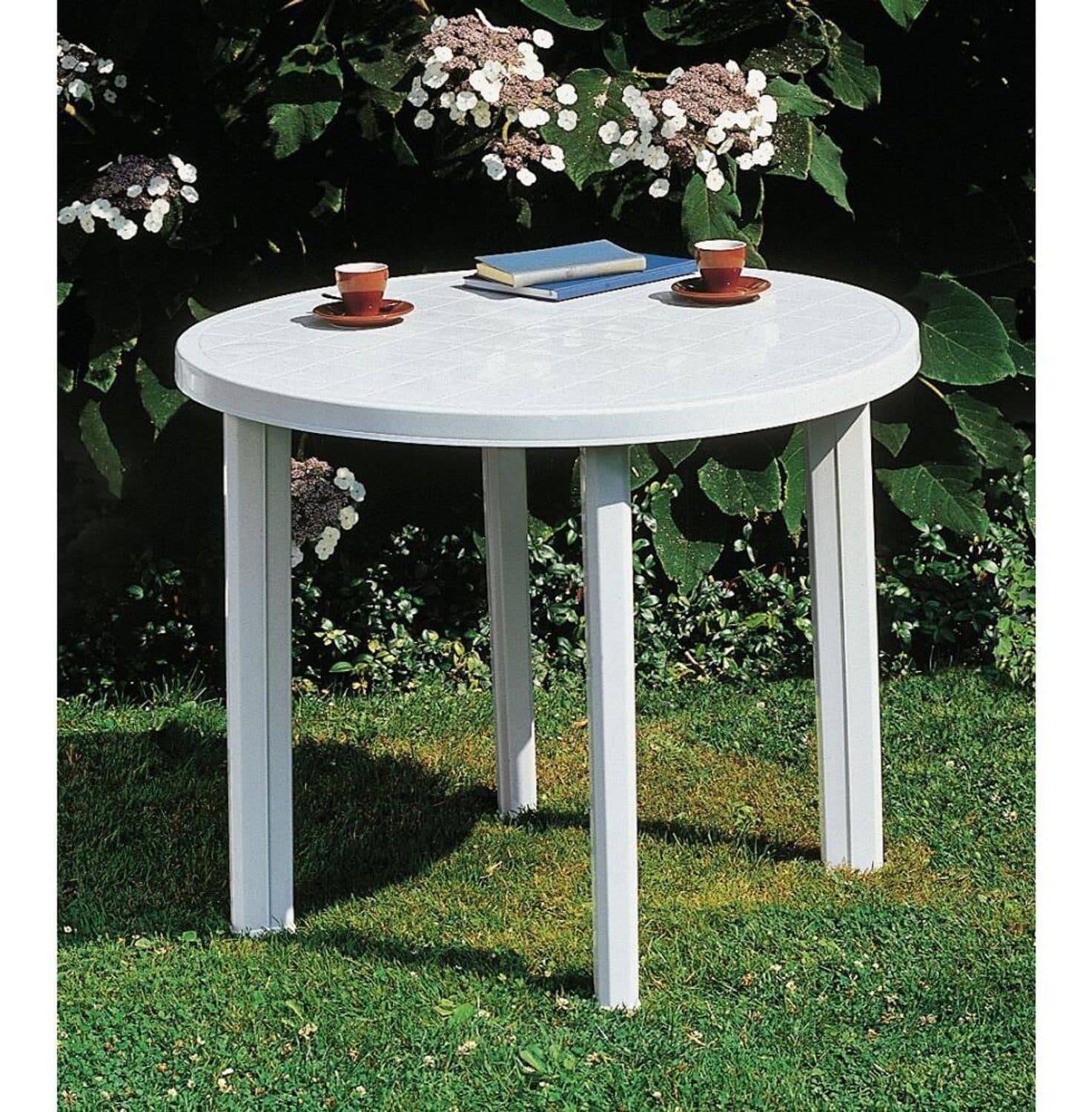 Ipae-Progarden Gartentisch Tondo 90cm Kunststoff Terrassentisch - Bild 2