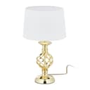 relaxdays Tischleuchte Modern Dimmbar Touch Gold Weiß Bild 2