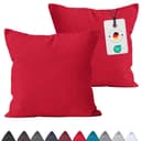 Carpe Sonno Kissenbezug 2er Set Rot Renforce Baumwolle Bild 2